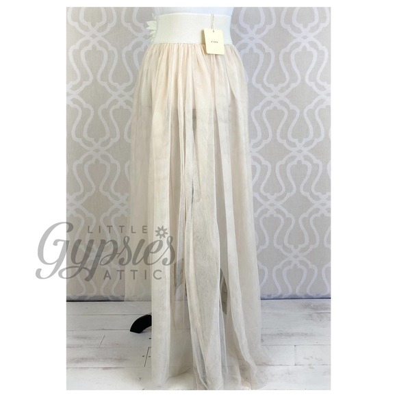 A'reve Ballet Tulle Wrap Overlay Skirt - Picture 7 of 12